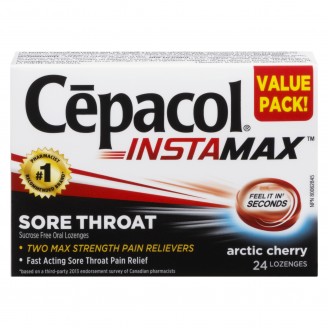 Cepacol Instamax Lozenges, Arctic Cherry - 24 Lozenges